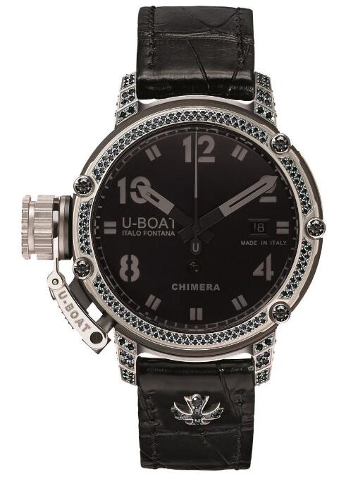U-BOAT Chimera Acciaio/PVD Black Diamonds 7230 Replica Watch